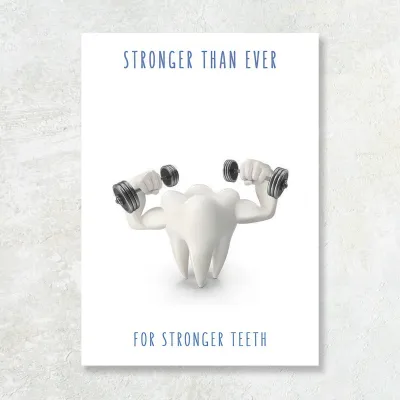 Tablou canvas Stomatologie Stronger teeth — miniatura 1
