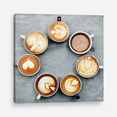 Tablou canvas 7 cesti cafea — miniatura 1
