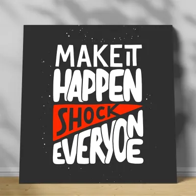 Tablou canvas Make it Happen — miniatura 1