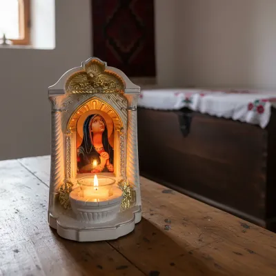 Candela Maicii Domnului în rugăciune — miniatura 2