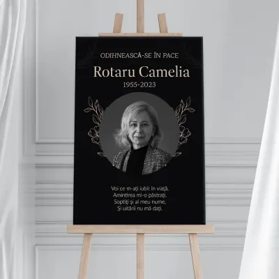 Tablou canvas memorial "Omagiu Tăcut" — miniatura 3