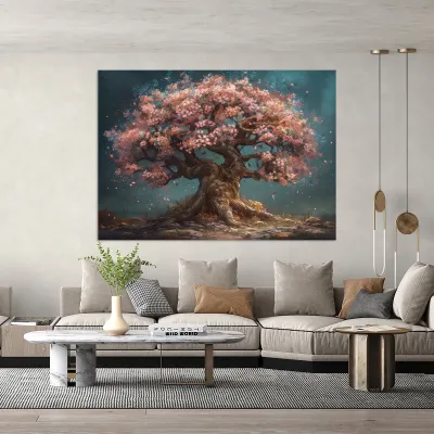 Tablou canvas Taina ciresului înflorit — miniatura 4