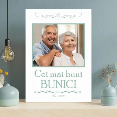 Tablou personalizat cei mai buni bunici 50X70 cm — miniatura 2