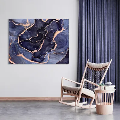 Tablou canvas purple gold — miniatura 3