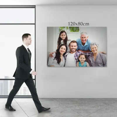 Tablou Mare personalizat dreptunghi cu poza ta XL 120x80cm — miniatura 2