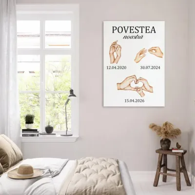 Tablou personalizat Our Story — miniatura 3