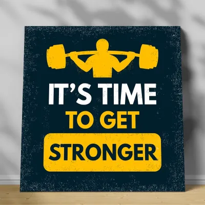 Tablou canvas Time to Stronger