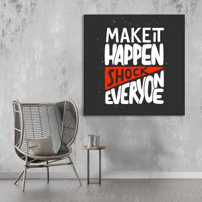 Tablou canvas Make it Happen — miniatura 3