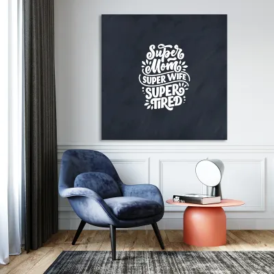 Tablou canvas Super Mom — miniatura 3