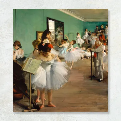 Tablou The Dance Class, Edgar Degas — miniatura 1