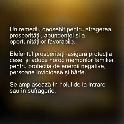 Tablou feng shui elefantul prosperitatii — miniatura 2