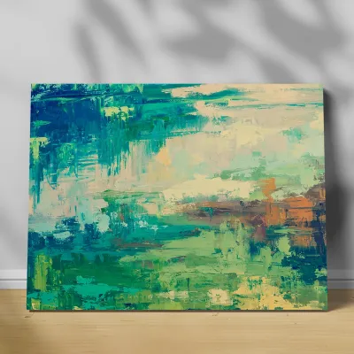 Tablou canvas blue green — miniatura 1