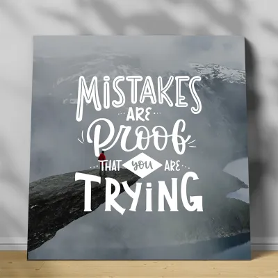 Tablou canvas Trying — miniatura 1
