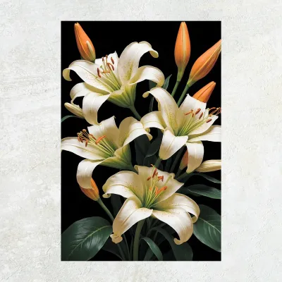 Tablou canvas Crini misteriosi — miniatura 1
