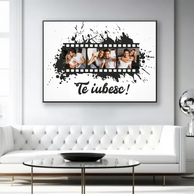 Tablou personalizat Colaj de Iubire cu 3 poze