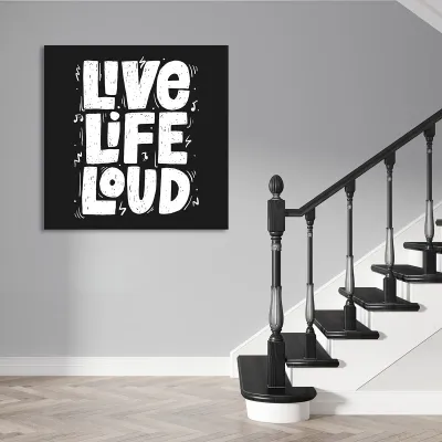 Tablou canvas Live Life Loud — miniatura 2