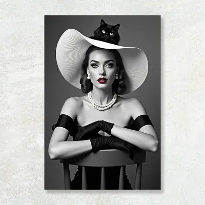 Tablou canvas Feline și feminitate