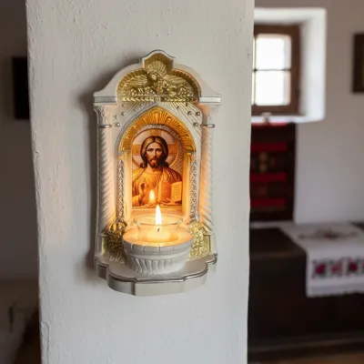 Candela Bisericeasca Iisus Hristos Pantocrator — miniatura 3