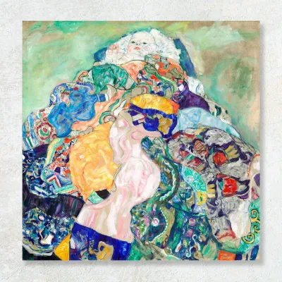 Tablou Baby, Cradle, Gustav Klimt