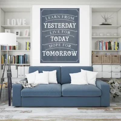 Tablou Canvas "Learn from Yesterday" — miniatura 2