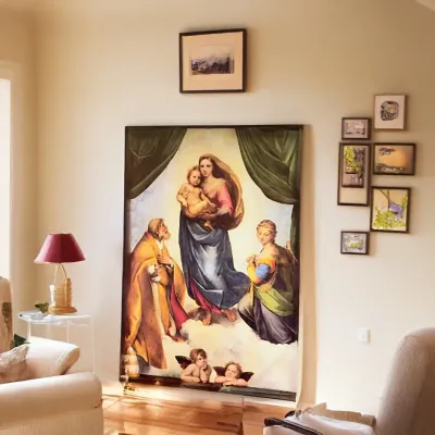 Tablou religios Madonna Sixtina — miniatura 3