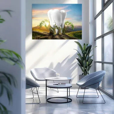 Tablou canvas Stomatologie Dintele în Grădina de Apus — miniatura 3