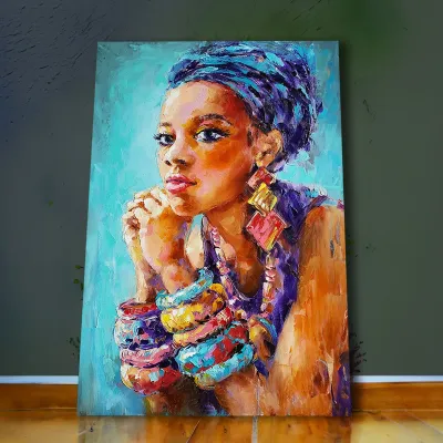 Tablou canvas femeie africana Zihla