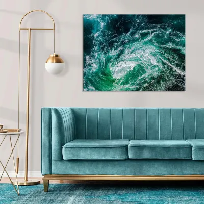 Tablou canvas blue turquoise — miniatura 2
