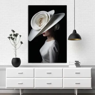Tablou canvas Femeia Trandafir — miniatura 3