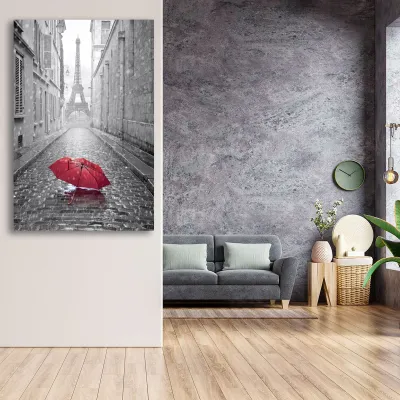 Tablou pe panza canvas umbrela rosie — miniatura 4
