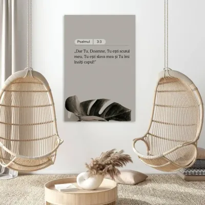 Tablou Canvas Versete biblice - Psalmul 3:3 — miniatura 2