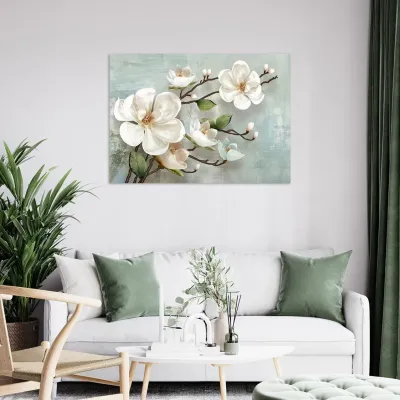 Tablou canvas Floare Albă de Primăvară — miniatura 3