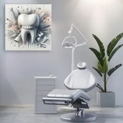 Tablou canvas Stomatologie Zâmbetul Modern — miniatura 2