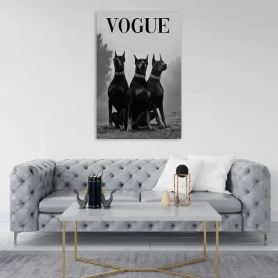 Tablou Canvas Fashion Guardians - VOGUE — miniatura 2