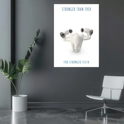 Tablou canvas Stomatologie Stronger teeth — miniatura 4