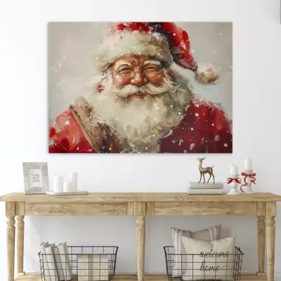 Tablou Canvas de Crăciun - Un zâmbet cât o mie de daruri — miniatura 3