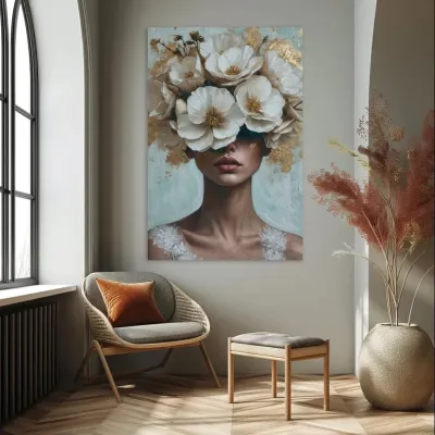 Tablou canvas Gânduri înflorite — miniatura 3