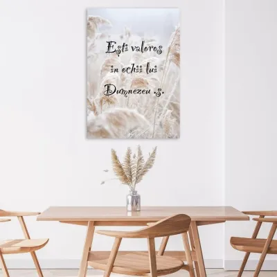 Tablou Canvas Versete biblice - Esti valoros in ochii lui Dumnezeu — miniatura 3
