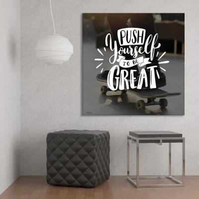 Tablou canvas Push Yourself — miniatura 2