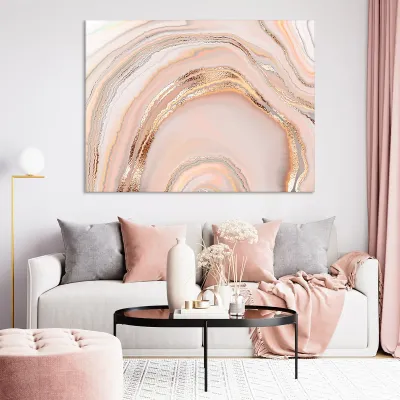 Tablou canvas pink and gold — miniatura 3