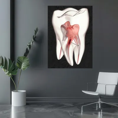 Tablou canvas Stomatologie White Tooth — miniatura 4