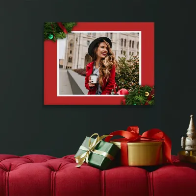 Tablou canvas personalizat cu rama de Craciun — miniatura 4