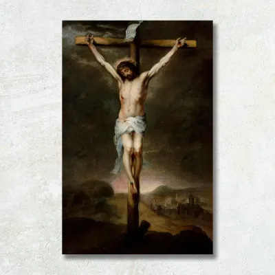 Tablou Hristos pe cruce, Bartolome Murillo — miniatura 1