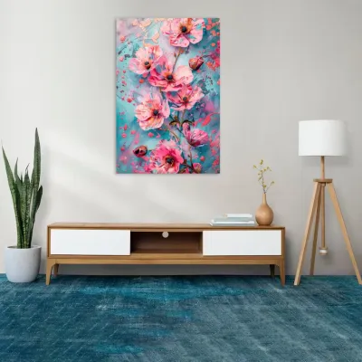 Tablou Canvas Ecouri Florale — miniatura 3