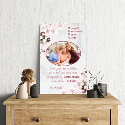 Tablou pe panza personalizat pentru MAMA — miniatura 3