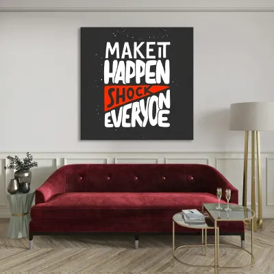 Tablou canvas Make it Happen — miniatura 2