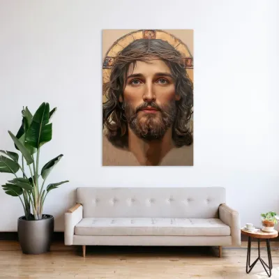 Chipul Celui Nevăzut (Coloseni 1:15)- tablou Isus Hristos — miniatura 4