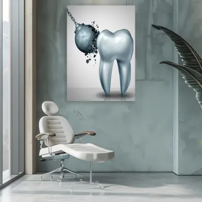 Tablou canvas Stomatologie Dintele Puternic — miniatura 2