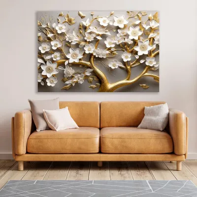 Tablou canvas Armonia florilor — miniatura 3