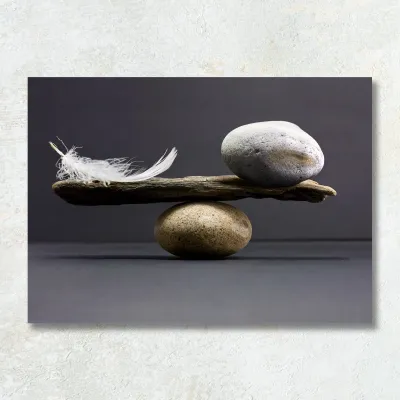 Tablou pe panza echibru feng shui 70x50cm